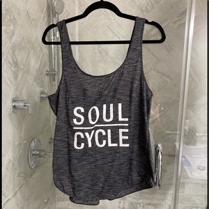 Soulcycle Lululemon Heathered Black Tank